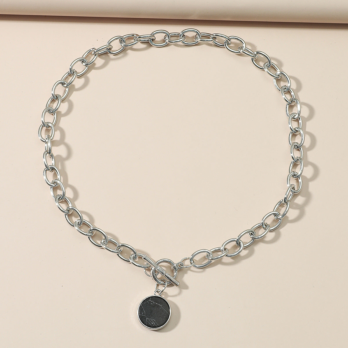 Turquoise Alloy Chain Pendant Clavicle Female Necklaces