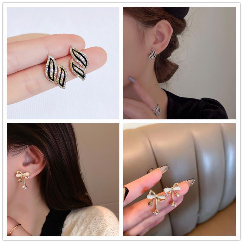 Zircon Elegant Simple Fashion Style Female Earrings
