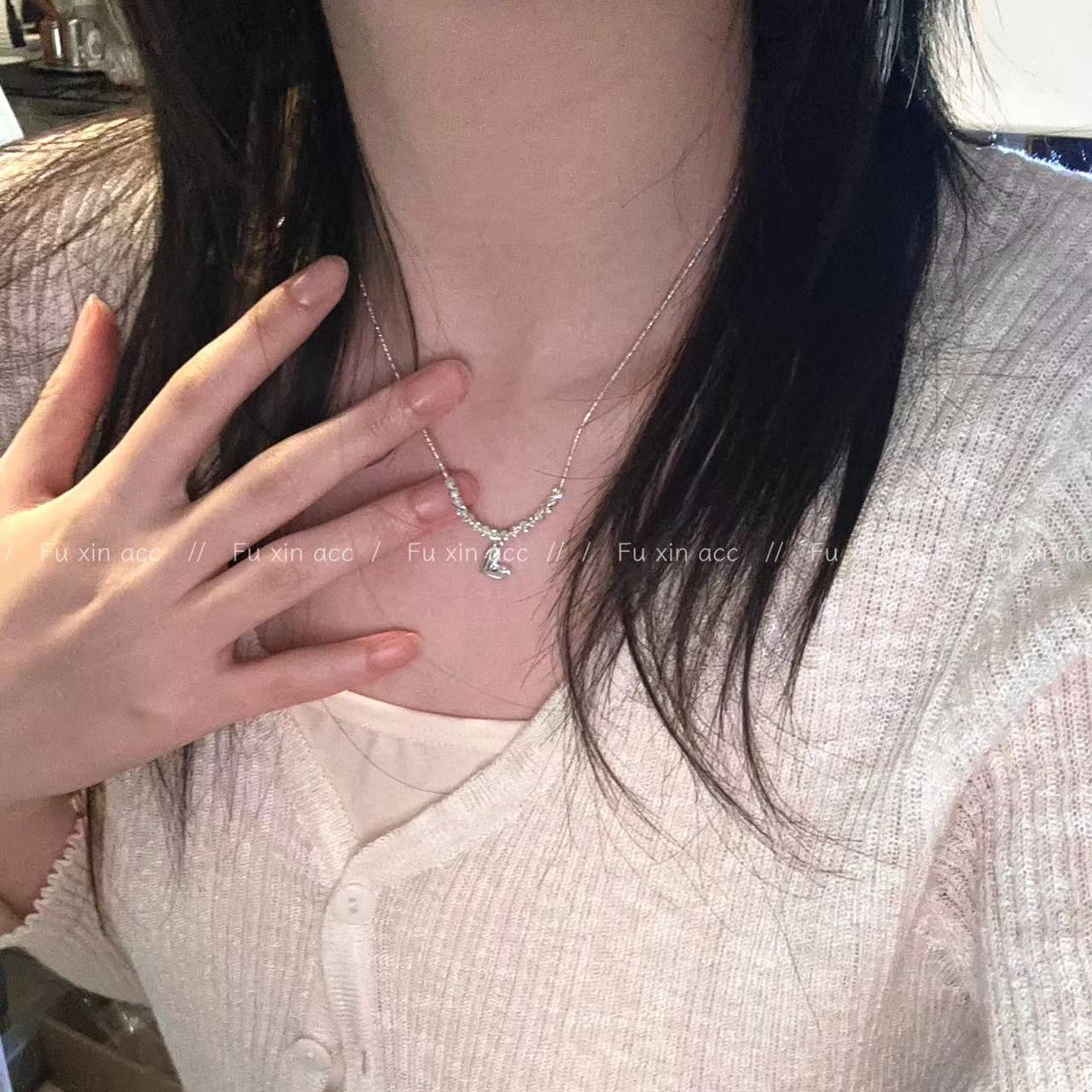 Women's Pendant Affordable Luxury Style Niche Design Clavicle Chain Girlfriends Necklaces