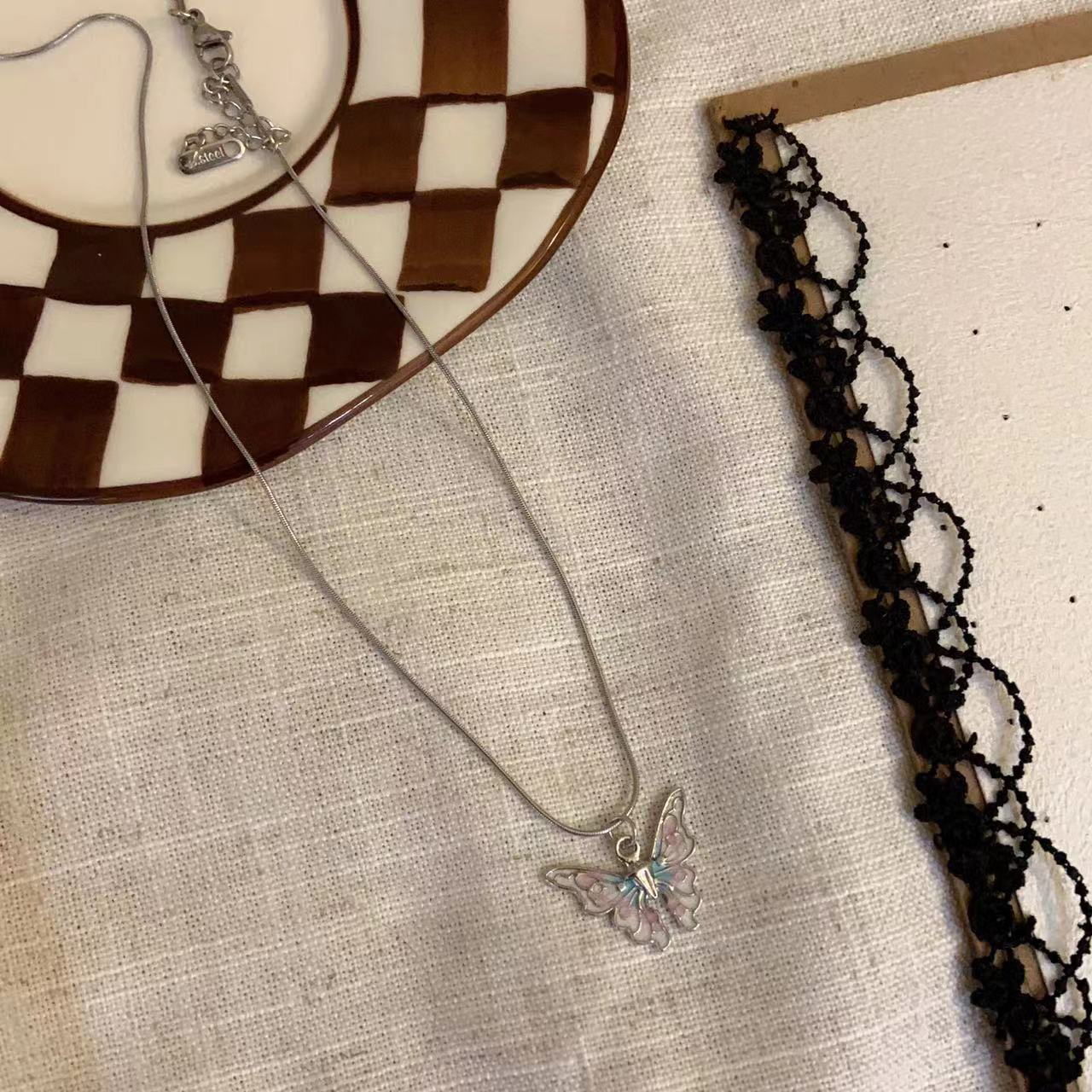 Colliers tendance avec pendentif en chaîne de clavicule, Cool et chaud
