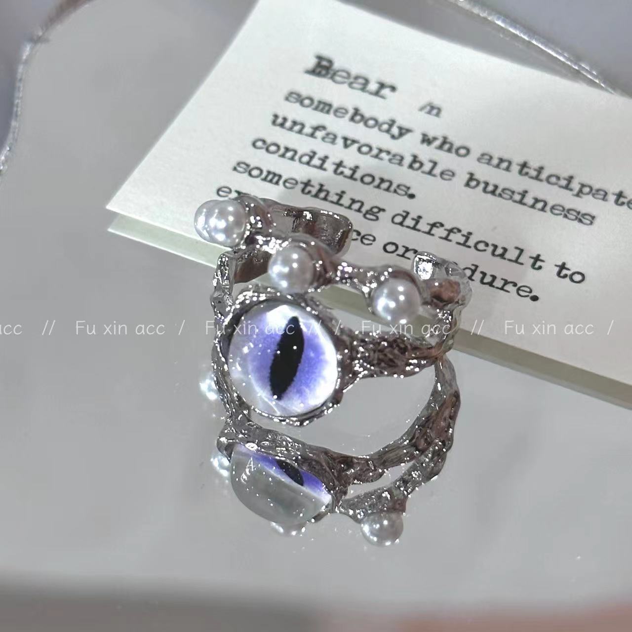 Open Female Design Cute Style Index Finger Rings