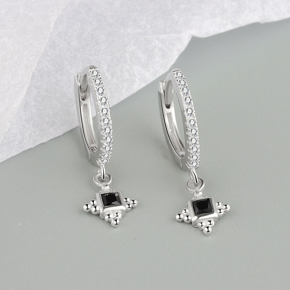 Women's Short Personalized Cross Ear Clip Simple Earrings