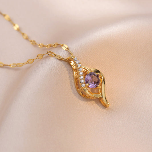 Women's Sight Niche Accessories Simple Temperament Titanium Necklaces