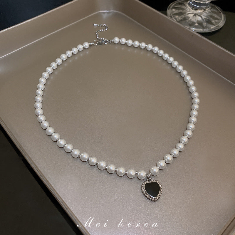 Colliers de tempérament Love Pearl Niche High Sense