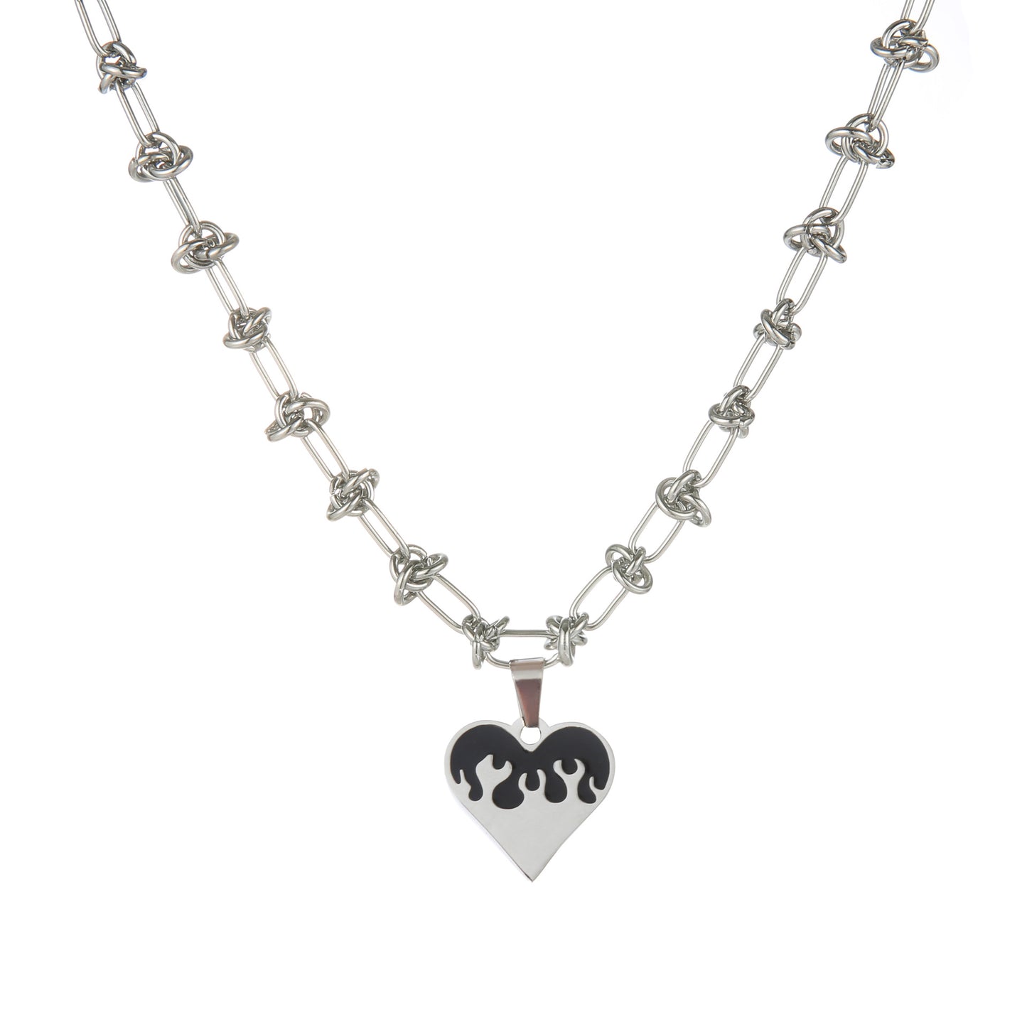 Ornament Design Couple Accessories Tide Titanium Steel Necklaces