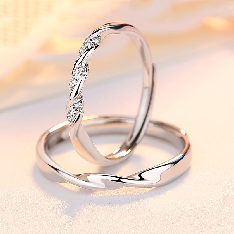 Women's & Men's & Pair Of And Mobius Strip Rings