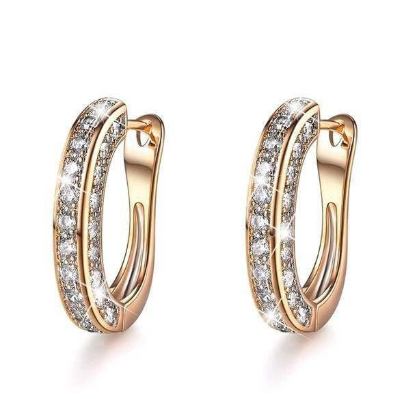 Women's Brocade Dense Inlaid Spot Drill Alloy Rings