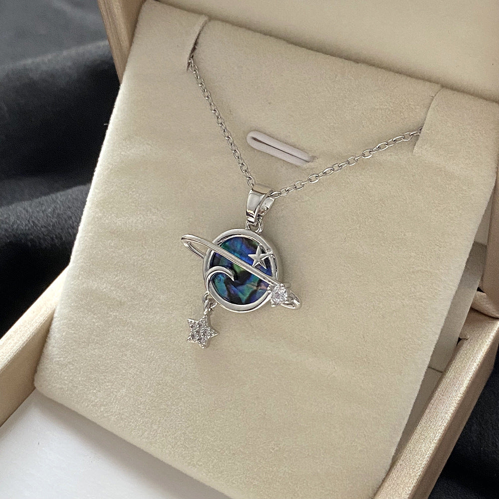 Micro Inlaid Zircon Flower Short Style Versatile Necklaces
