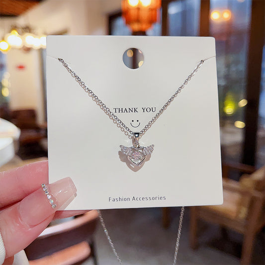 Women's Wings Ornament Special Interest Light Luxury Style Necklaces