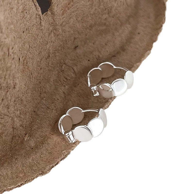 Women's Sier-plated Elegant Niche High-grade Light Luxury Earrings