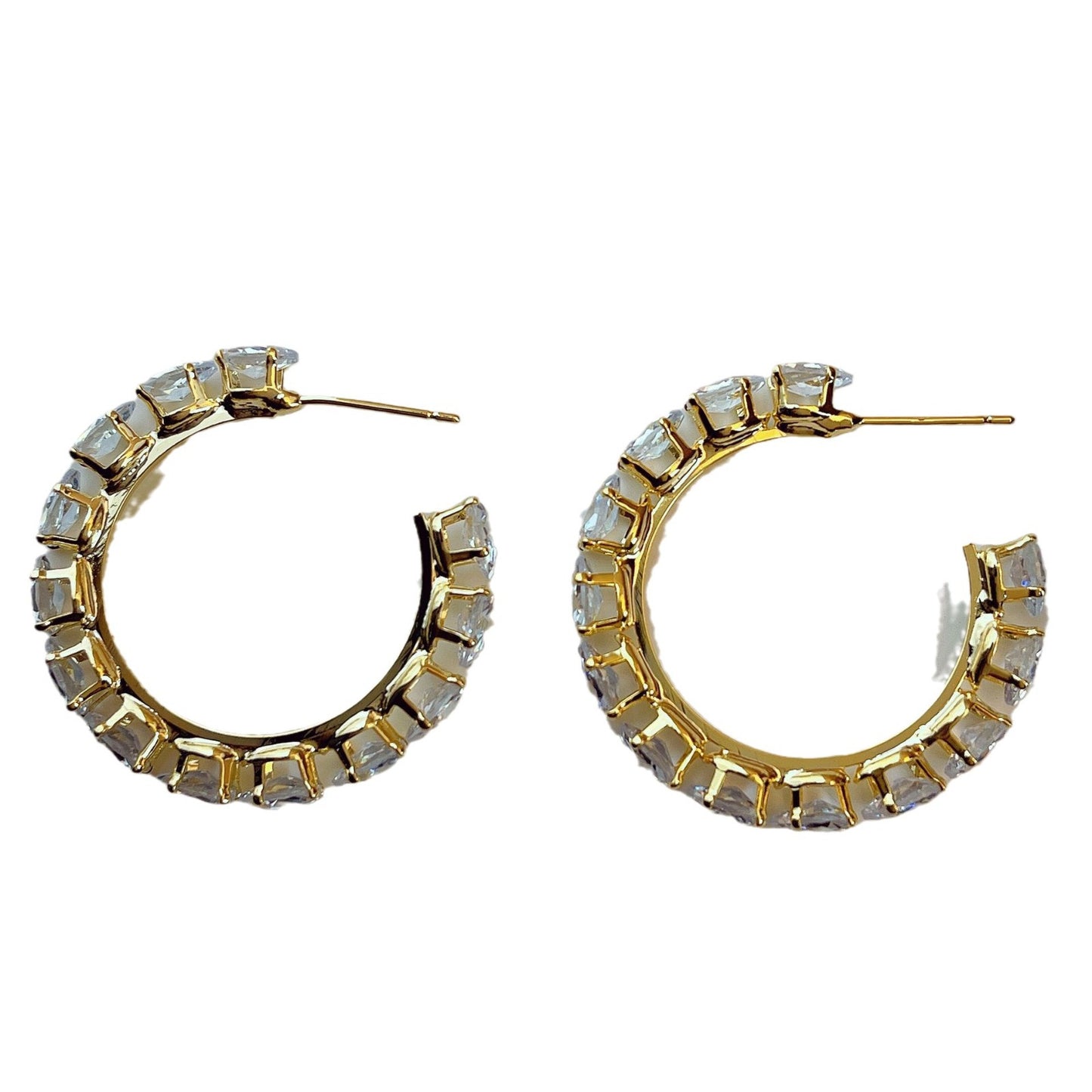 Hochwertige, leicht passende Retro-Ohrringe von Entry Lux für Damen