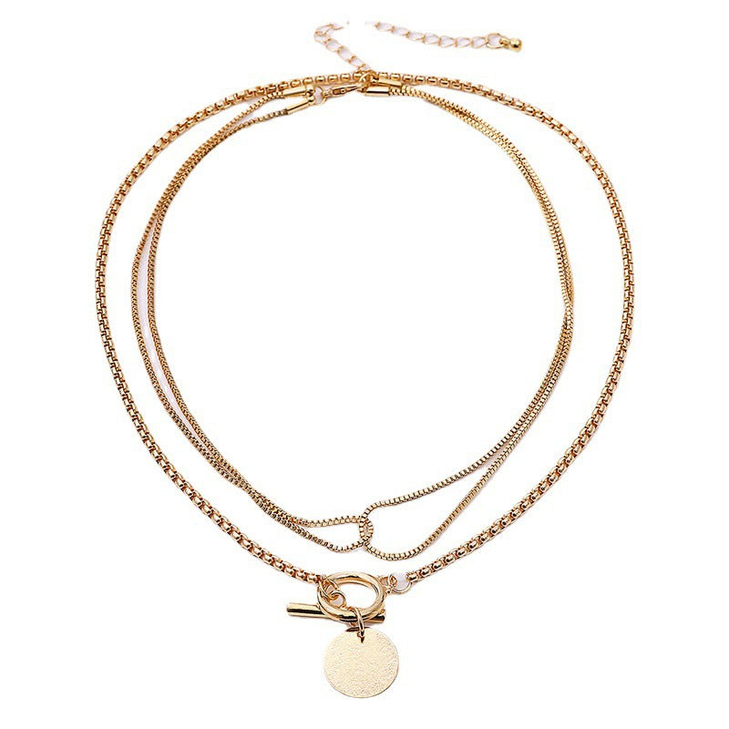 Pendentif à boucle simple pour femmes, pour colliers de pull design