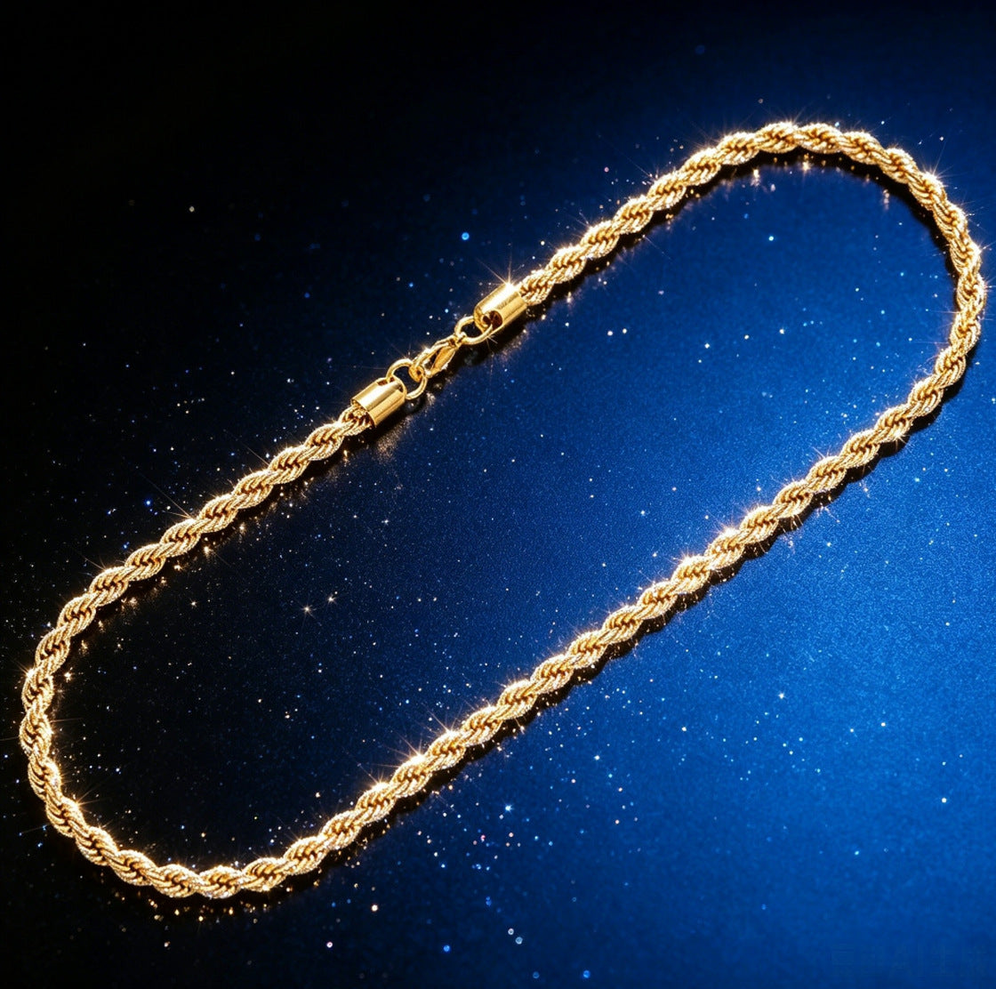 Women's Korean Titanium Steel Stainless Twist Clavicle Chain Simple Graceful Necklace