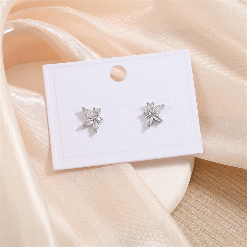 Women's Simple Design Fashion Sweet Niche Refined Earrings