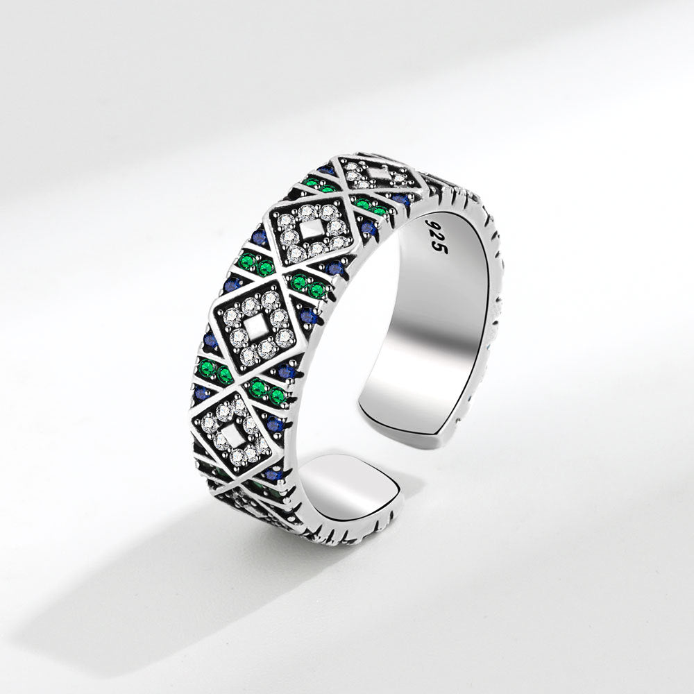 Zircon Female Light Luxury Minority Design Affordable Fashion Personality Rings