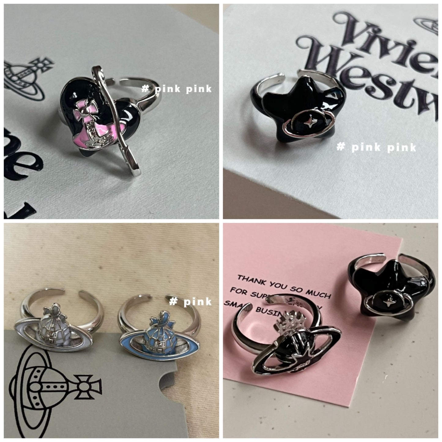 Sense Saturn Adjustable Sweet Cool Dripping Rings