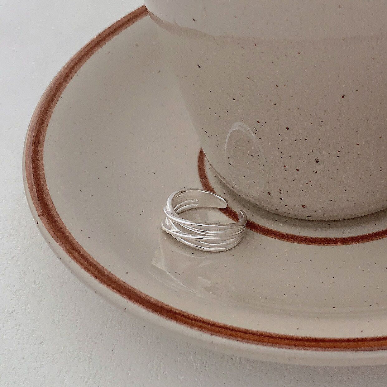 Winding Open Female Fashion Simple Cold Rings