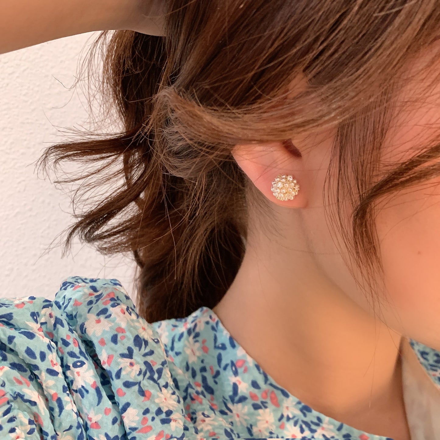 Women's Pearl Mild Luxury Retro High-grade Small Earrings