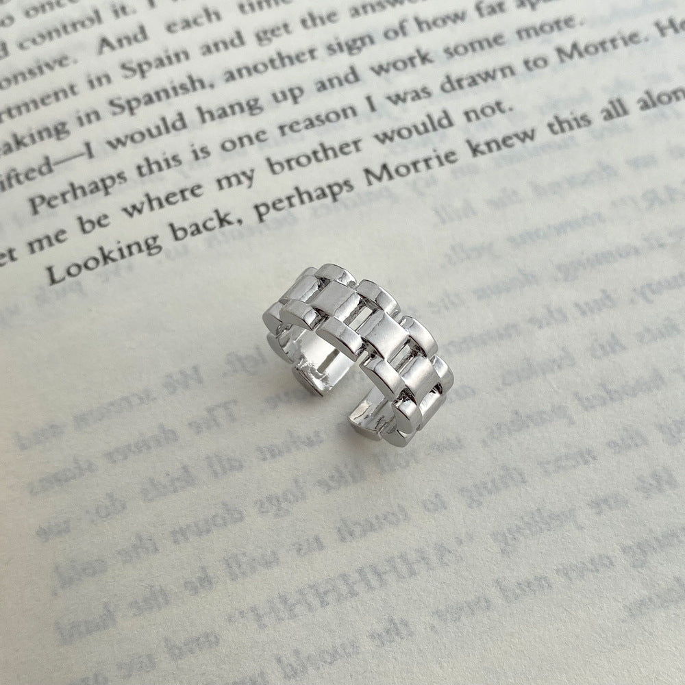 Female Opening Adjustable Cold Style Daily Copper Rings