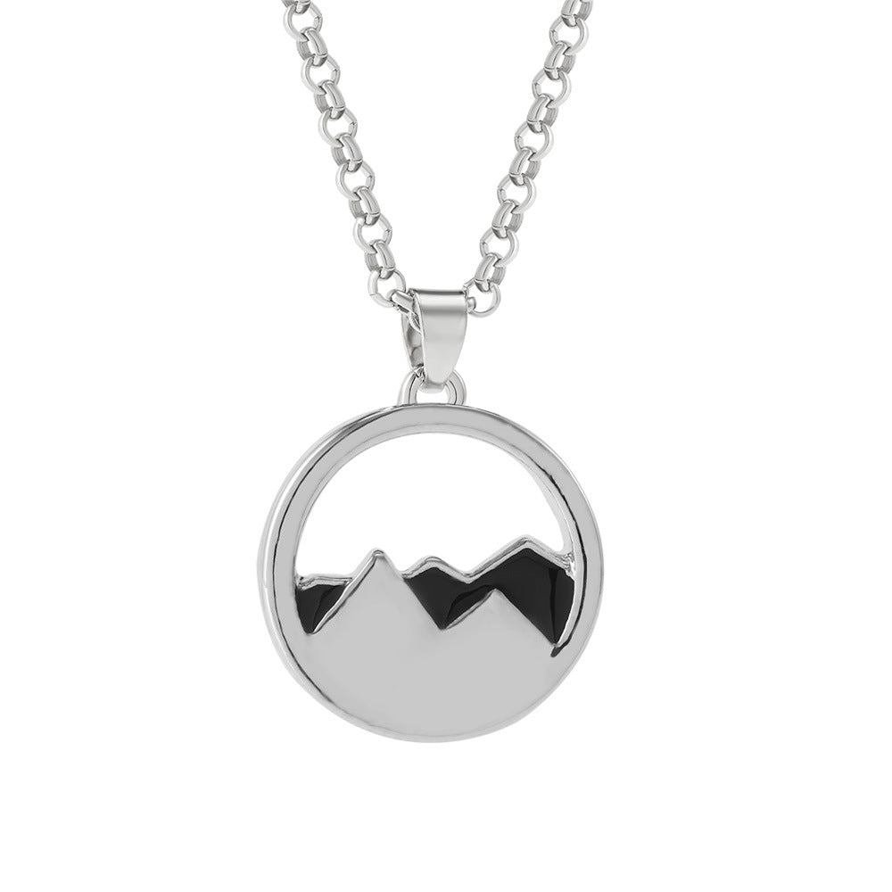 Fashion Sunrise Pendant Simple Sunset Alloy Necklaces