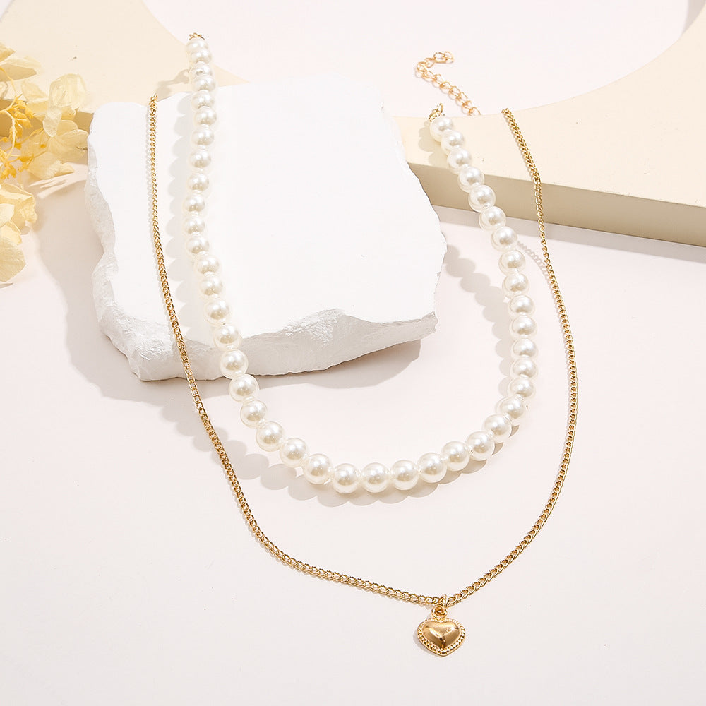 Style High-grade Cold Clavicle Chain Pearl Necklaces