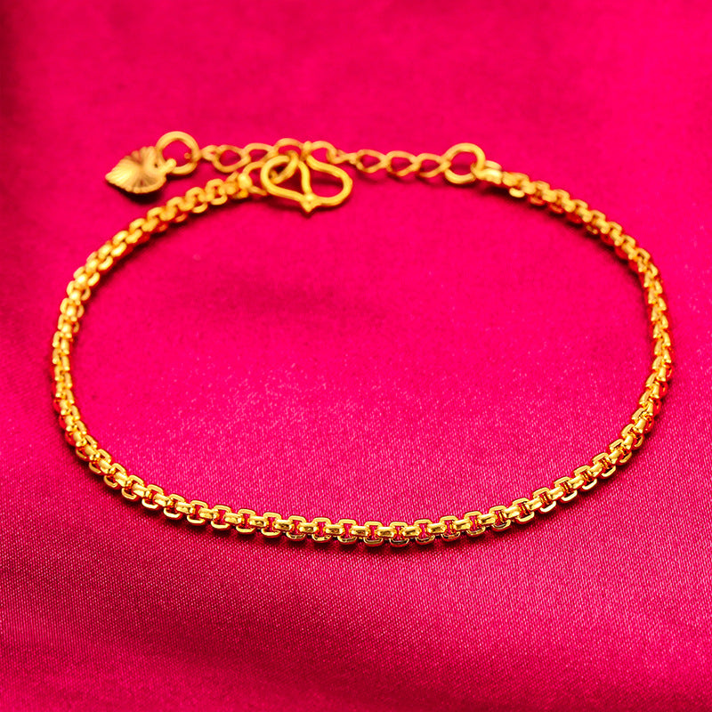 Reverse Mold Simple Chopin Twist Flat Alluvial Live-Armbänder für Damen