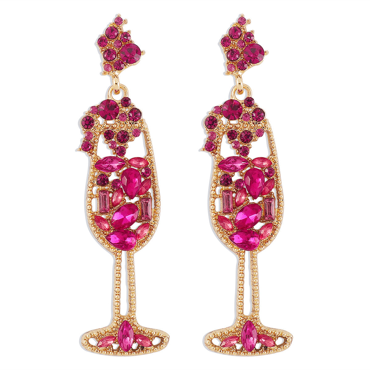 Fashion Personality Trend Goblet Creative Design Earrings