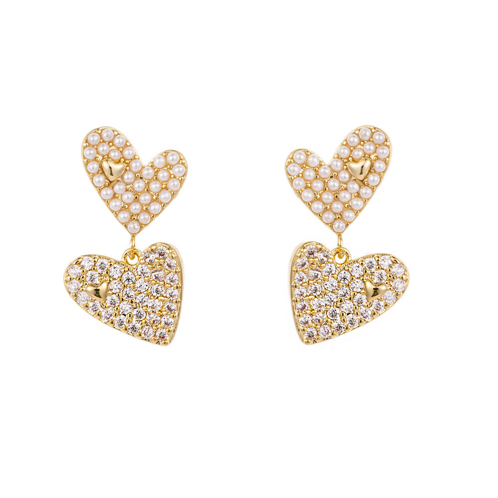 Women's Luxury Fashion For Unique Design Pearl Earrings