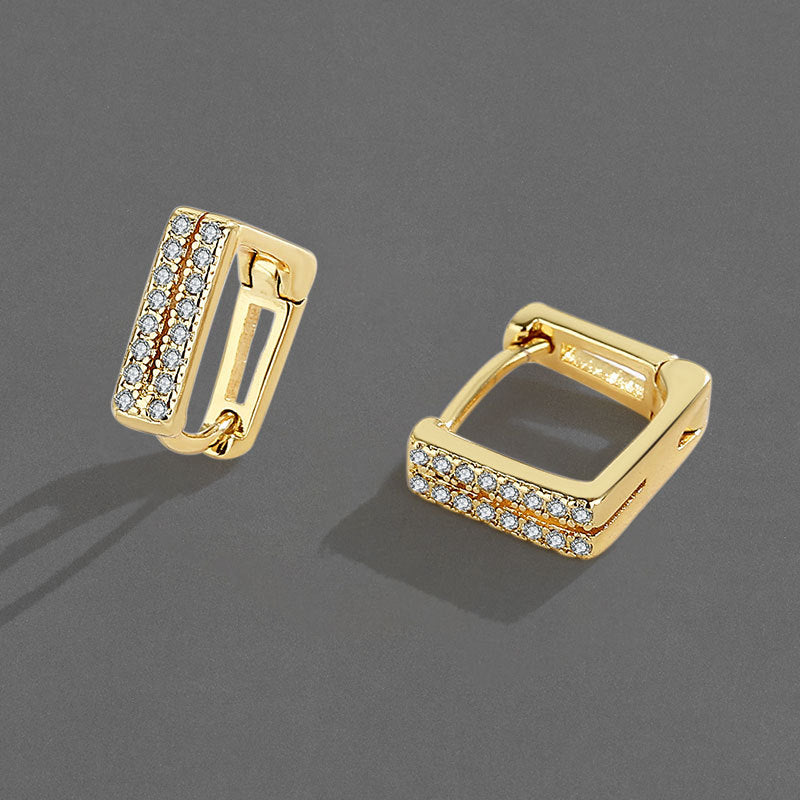 Women's Trendy Elegant Simple Summer Fashion Square Earrings