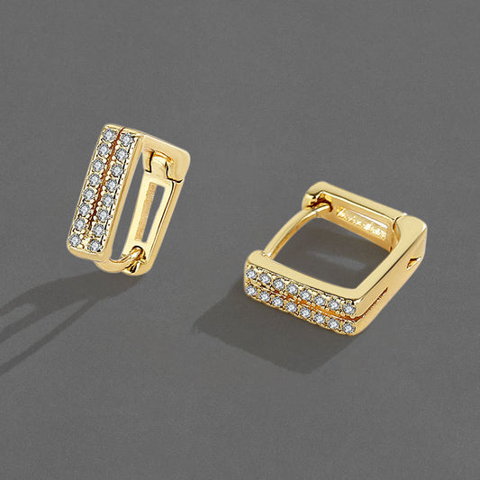 Women's Trendy Elegant Simple Summer Fashion Square Earrings