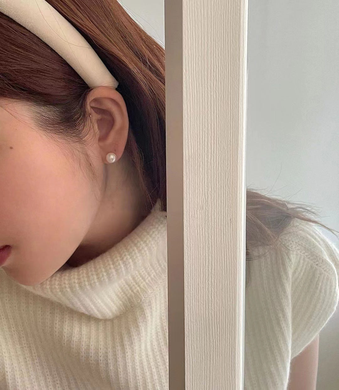 Women's Sterling Sier Perfect Circle Strong Light Earrings