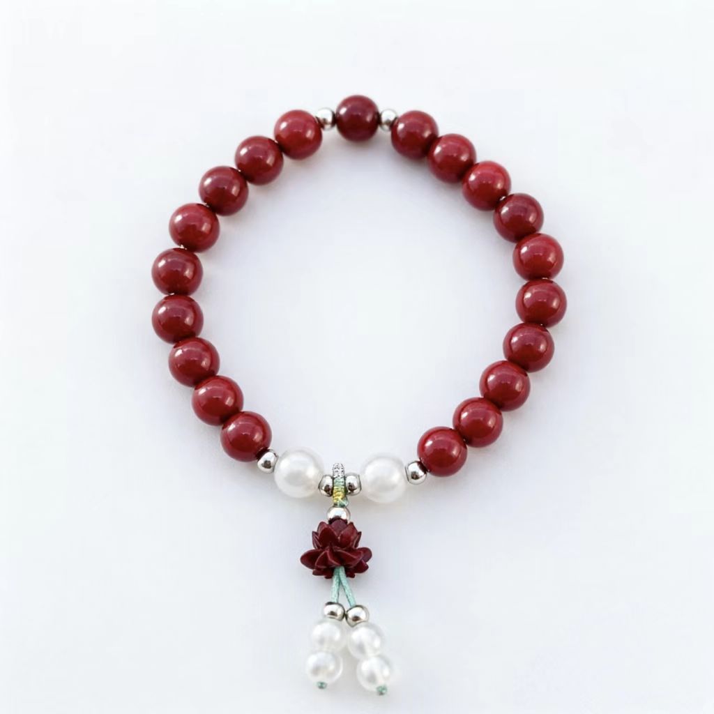 Women's Lotus Good Luck Life Hand Toy Live Studio Bracelet