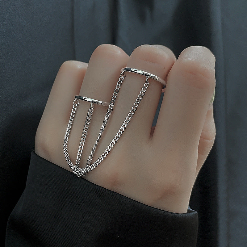 Gu Hip Hop Punk Open Summer Rings