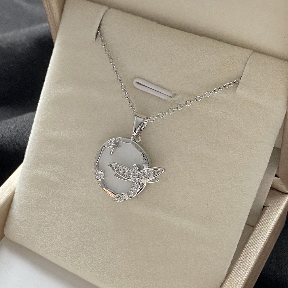 Micro Inlaid Zircon Flower Short Style Versatile Necklaces