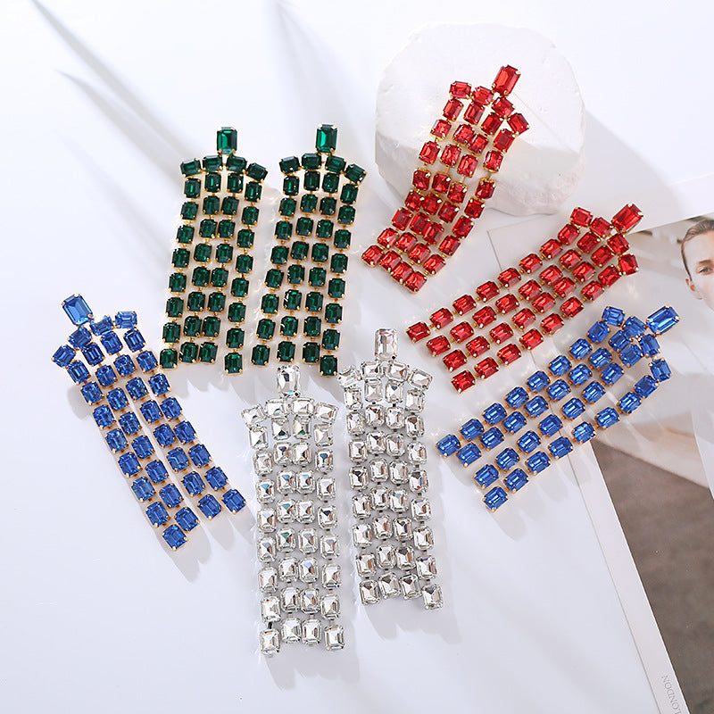 Bagues à franges longues exagérées pour femmes, bagues tendance de personnalité de haute qualité