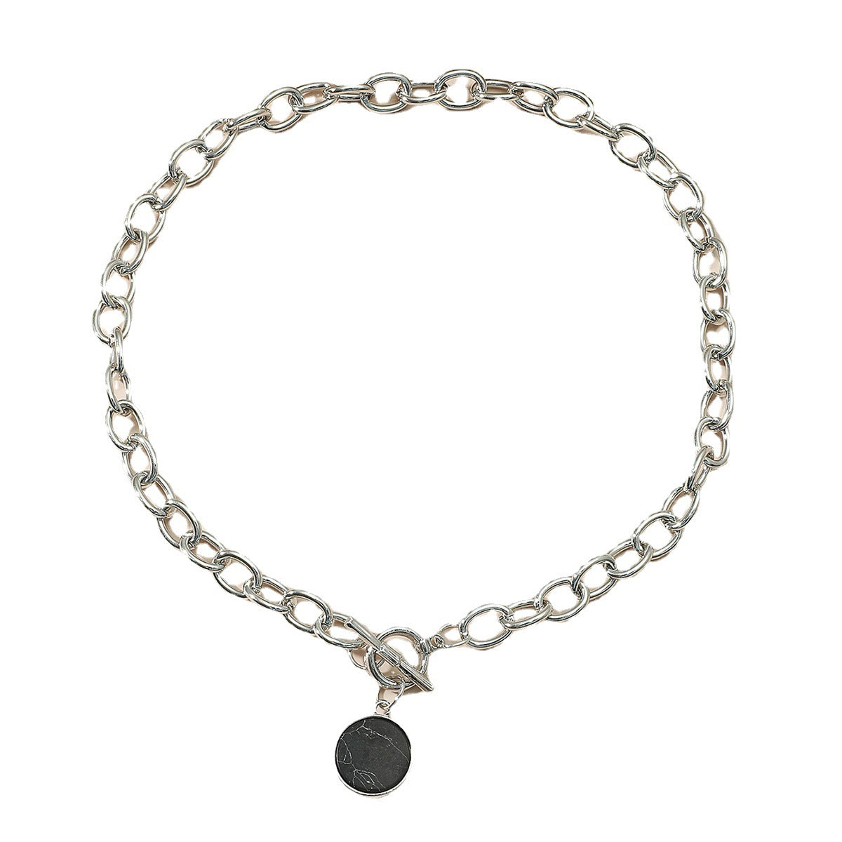 Turquoise Alloy Chain Pendant Clavicle Female Necklaces