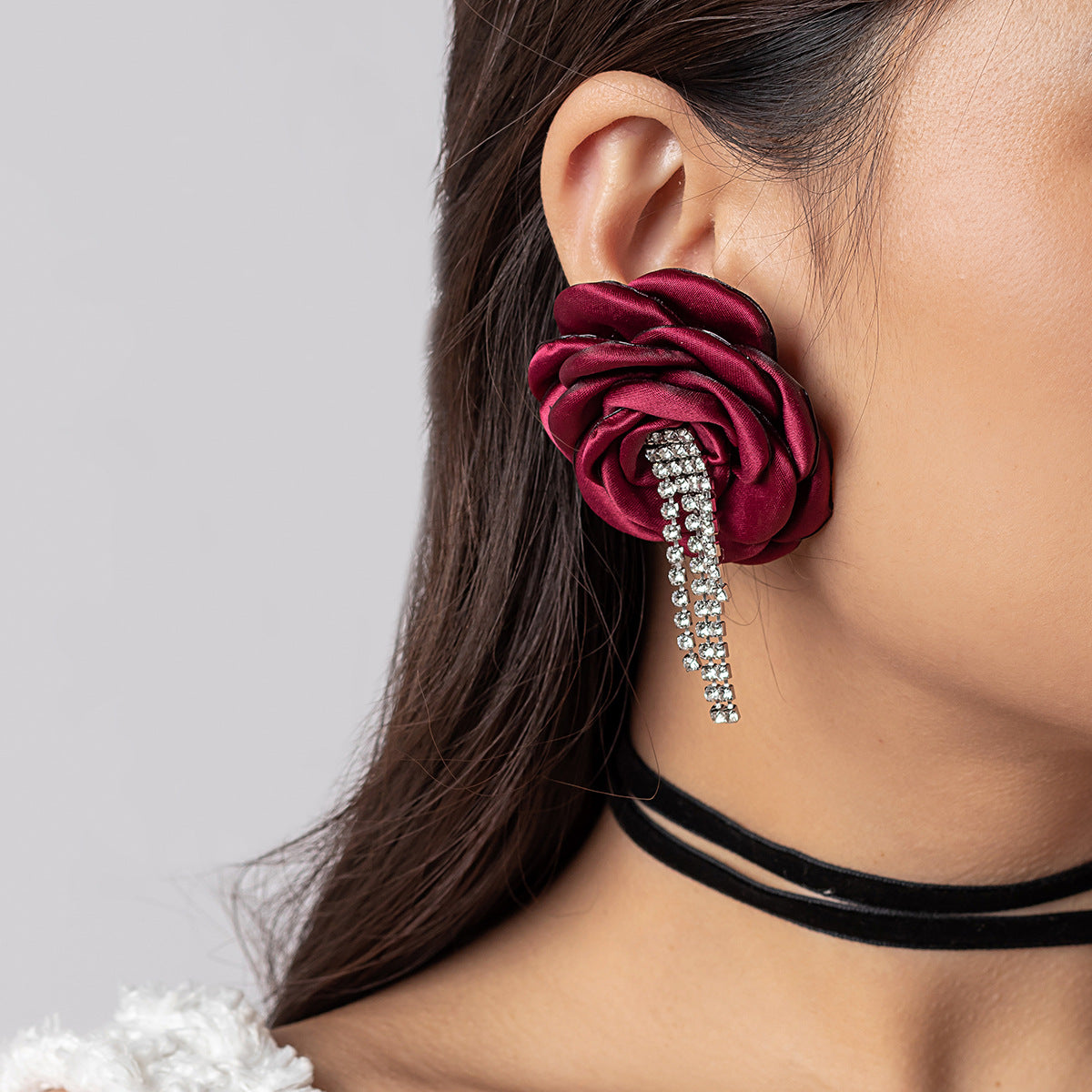 Women's Yarn Flowers Collar Clavicle Chain Vintage Necklaces