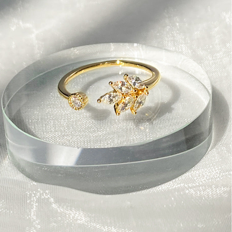 Aloofness Style Open Female Simple Personality Rings