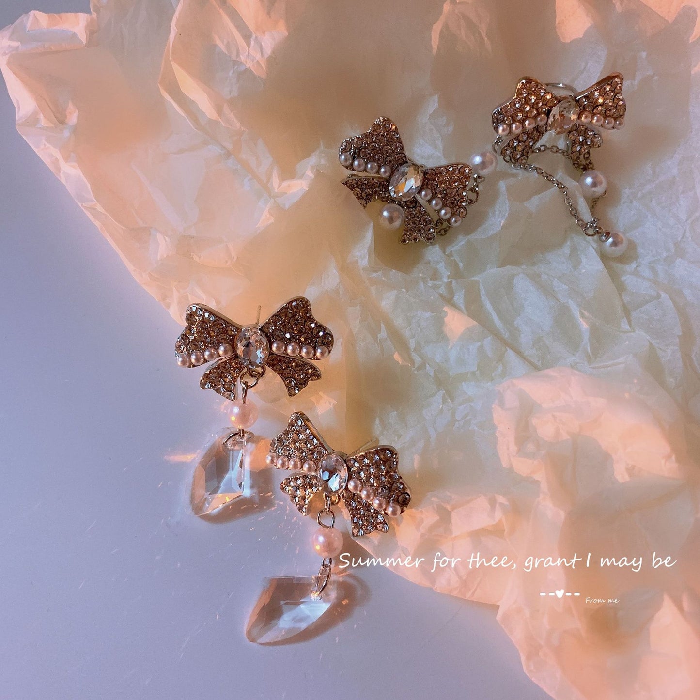 It's Knock Fairy Butterfly Ear Clip Earrings