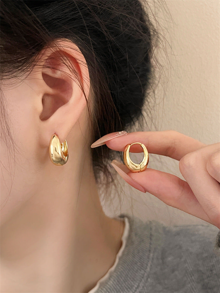 Women's Retro Metal For Indifference Trend Niche Earrings