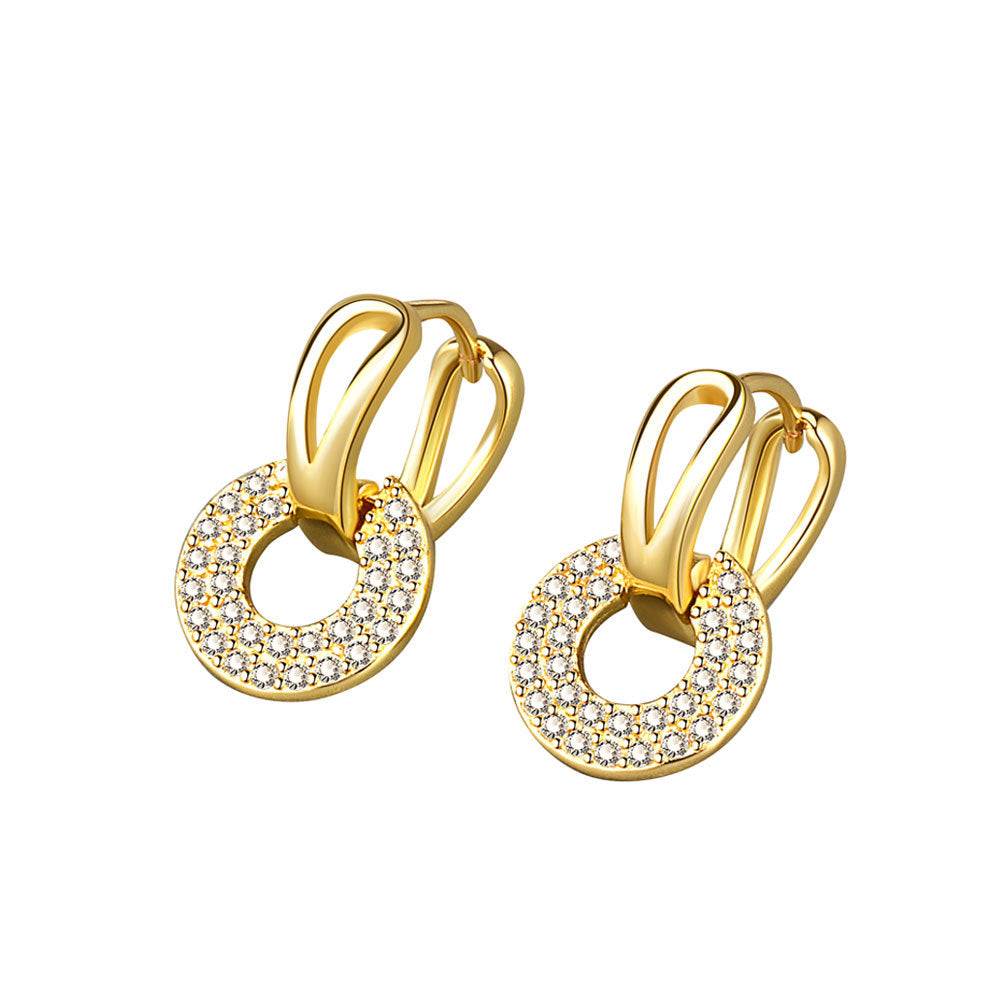 Affordable Luxury Fashion Round Simple Geometric Earrings