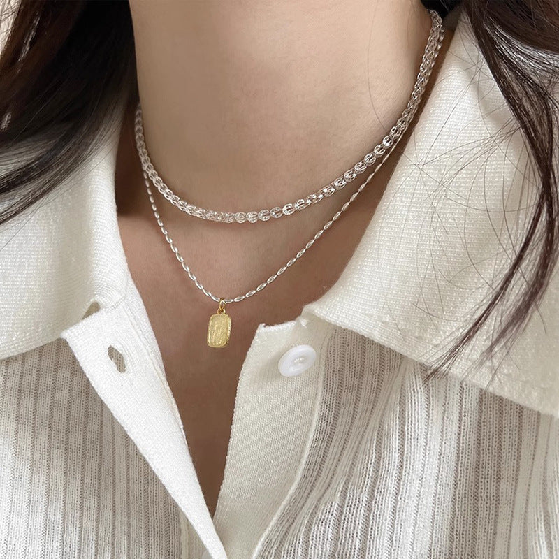 Women's Flash Wheat Chain Fashion Simple Grace Personality Bright Necklaces