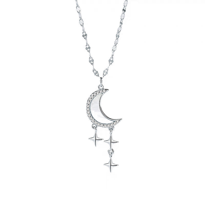 Colliers de clavicule de style de luxe abordables en argent sterling pour femmes