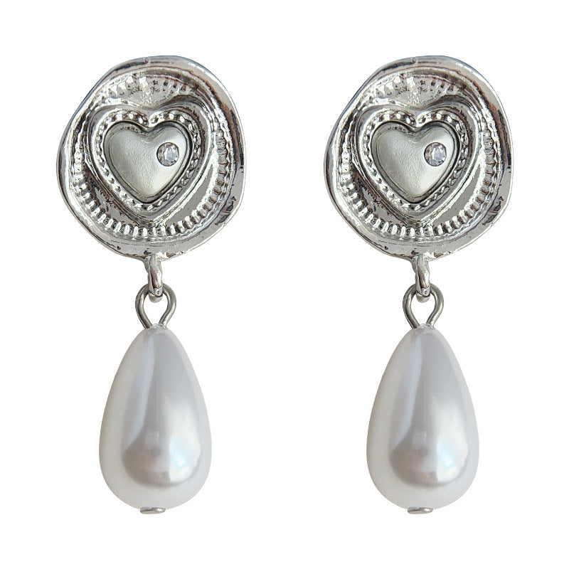 Retro Geometric Water Drop Hand-made Design Earrings