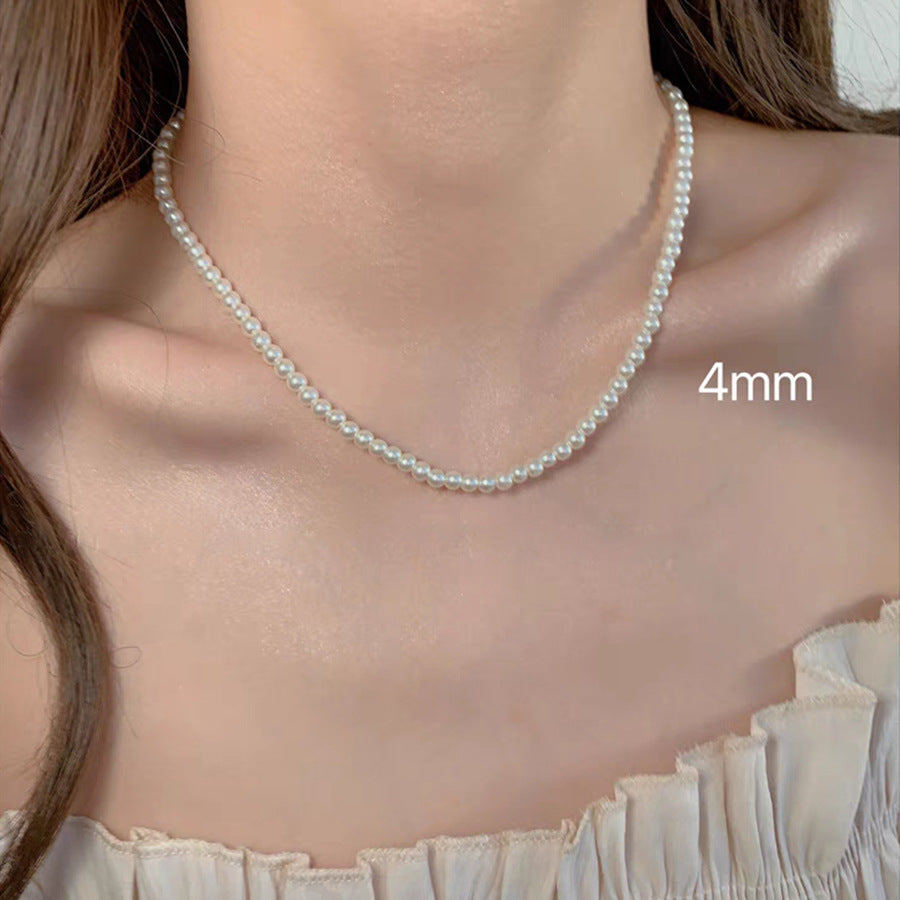 Retro-Glasperle für Damen für leichte Luxus-Halsketten