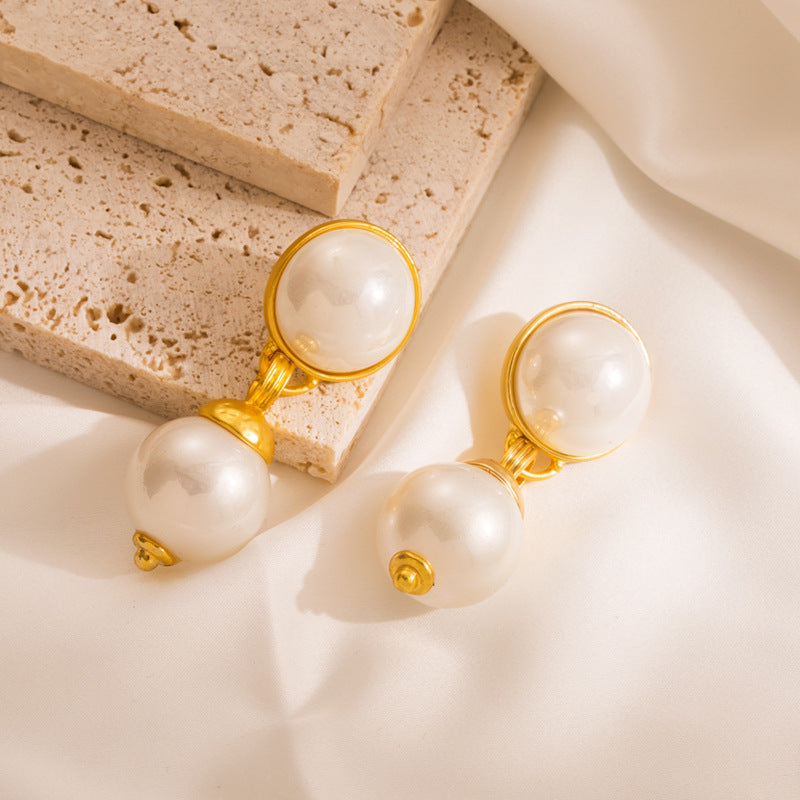 Women's Style Retro Affordable Luxury High-grade Light Earrings