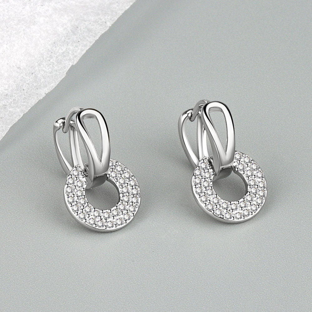 Affordable Luxury Fashion Round Simple Geometric Earrings