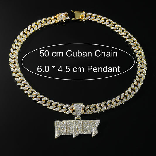 Exaggerated Punk Cuban Link Chain Clavicle Necklaces