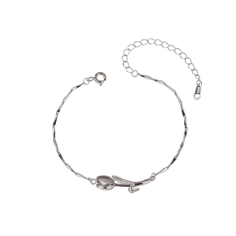 Opale weibliche Nischendesign-Melonensamen-Armbänder