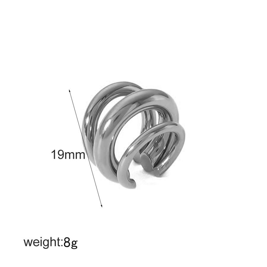 Summer Titanium Steel Clips No Pierced High-grade Sense Ear Clip